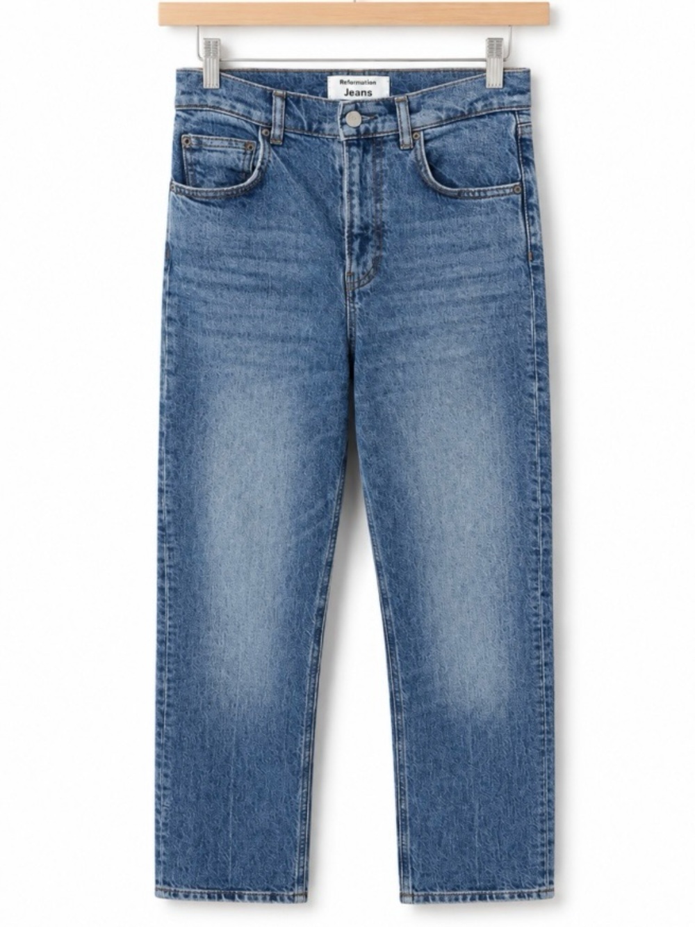 Reformation Liza Ultra High Rise Straight Jeans 25